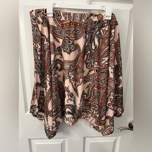 EST. 1946 paisley print size XL pull on skirt